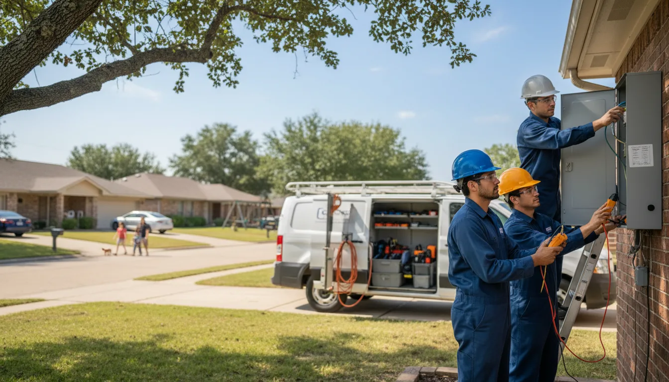 Certified electrician providing emergency electrical services in Yale, OK